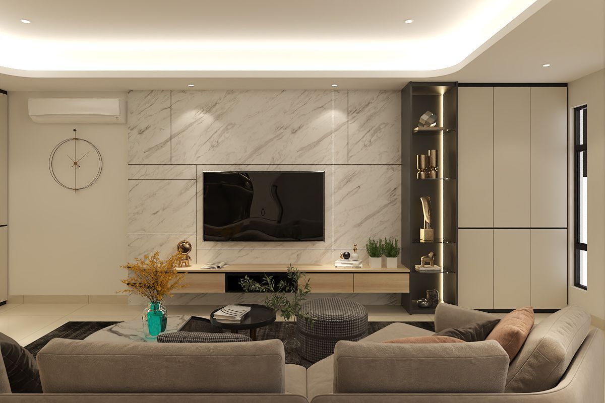 Living Room Design & Family Space Design