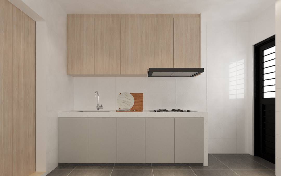 Wooden & Muji Style Kitchen