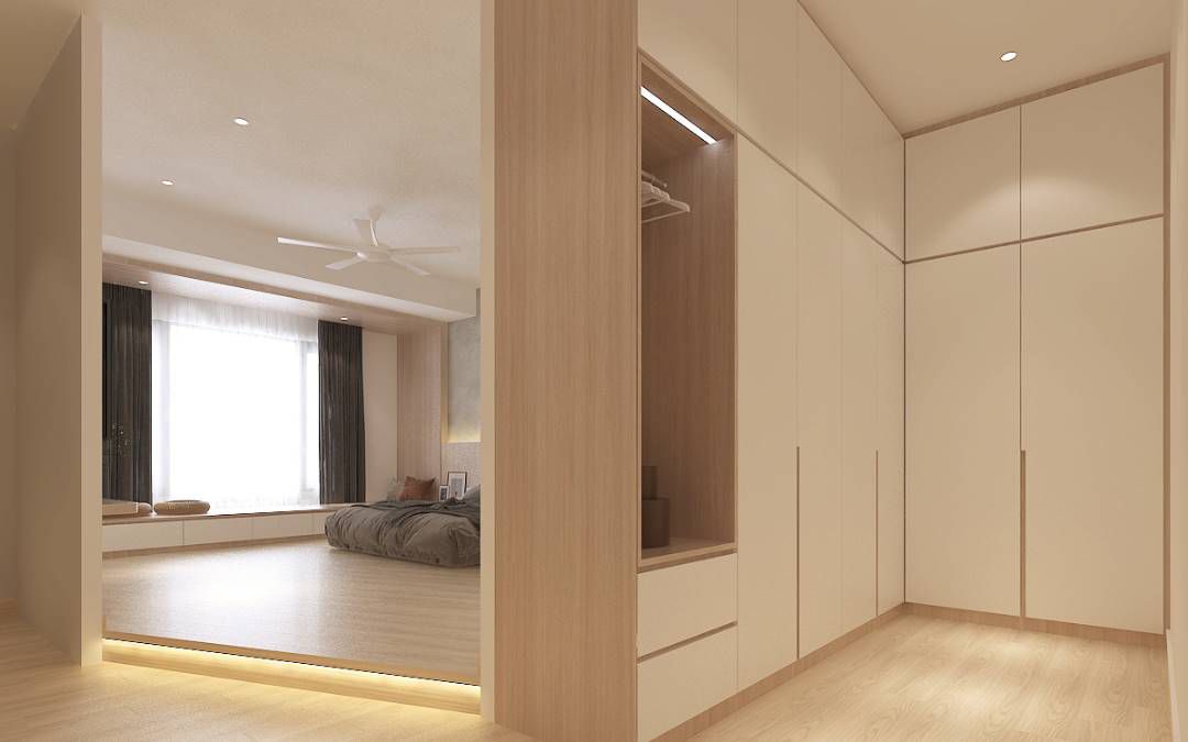 Wooden Bedroom Design & Muji Bedroom Concept Renovation 